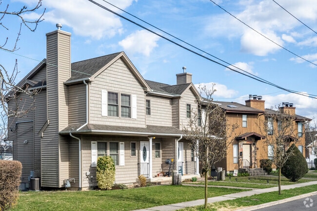 Manorhaven features several contemporary styles of Cape Cod homes.