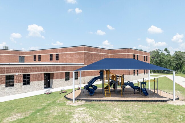 Students at Hines Elementary have plenty of room to run and play o the field or playgrounds.