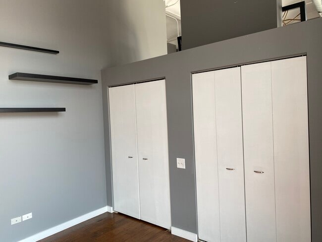 Significant closet space and storage areas