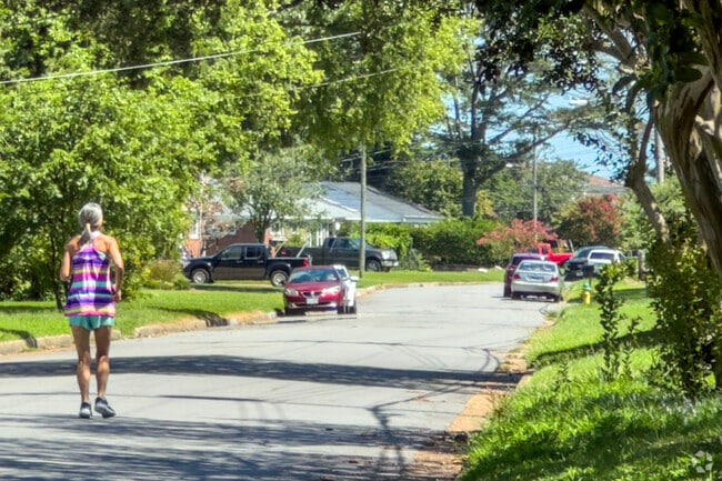 Early runs are common along the quiet streets of Larrymore Lawns in Norfolk.