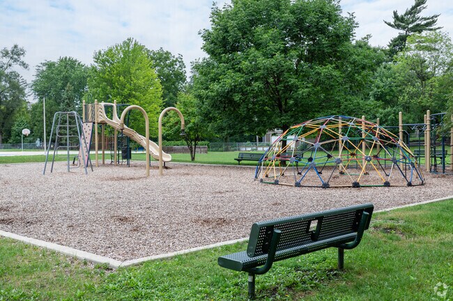 Whittier Elementary School has a robust playground for children of all ages.