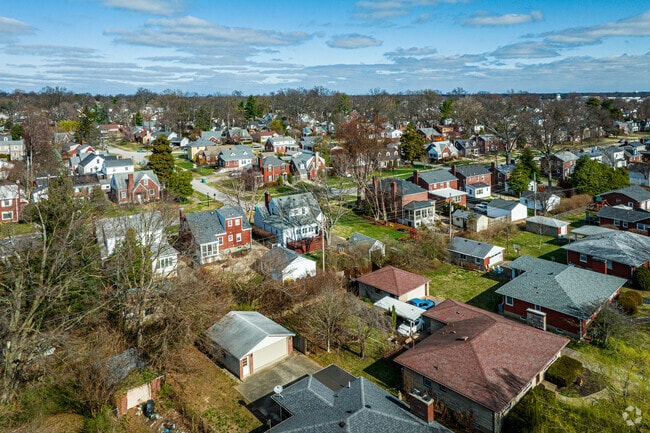 An aerial view of Wellington, Kentucky.