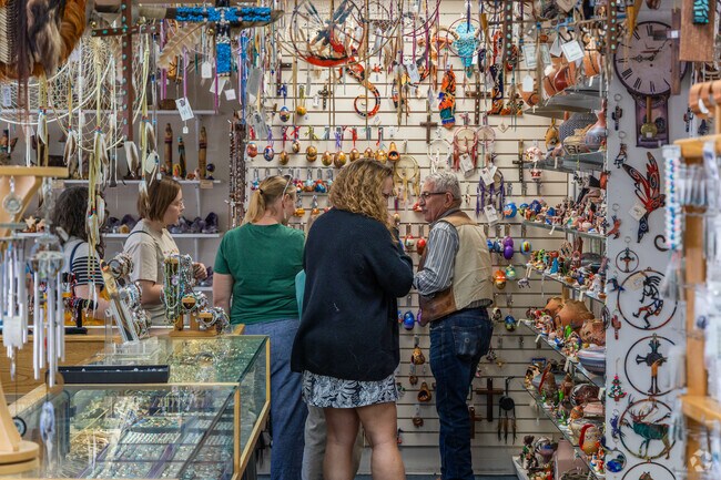 Some boutiques at the Carefree town center sell Native American-made jewelry and crafts.