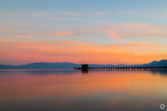 Sunsets are some of the best in the word in Lake Tahoe and Tahoe City.
