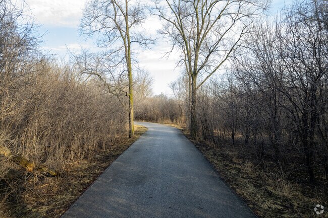 Oak Forest Heritage Preserve has many trails that are great for exercise, biking, and hiking.