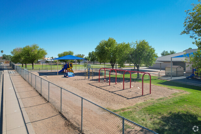 Sirrine Montessori in Chandler includes a playground.