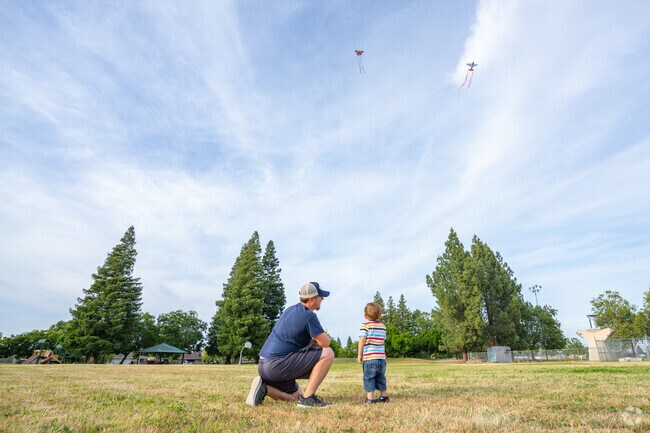The field at Danny Nunn Park is great for flying a kite.