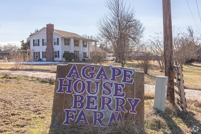 Agape House Berry Farm is one of two berry farms serving Mustang residents.