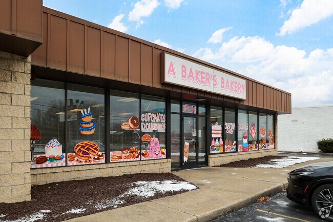 A Baker's Bakery serves sweet treats to the Bolindale community.