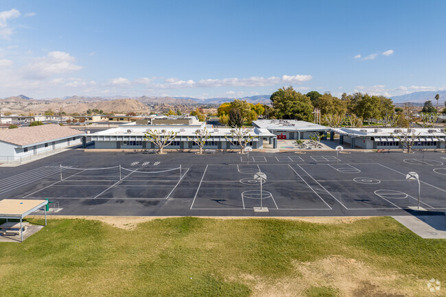 Young athletes at Del Rey Elementary have many opportunities with basketball and other sports.