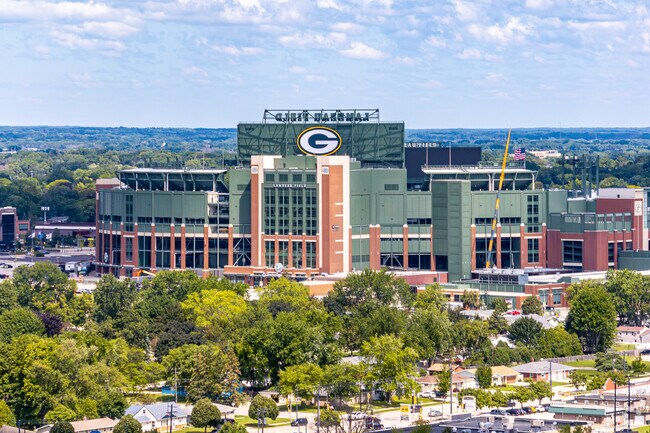 Olde Norwood residents have Lambeau Field close enough to walk to.