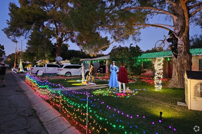 Every December, Winterhaven Festival of Lights takes place around the corner from Cabrini.
