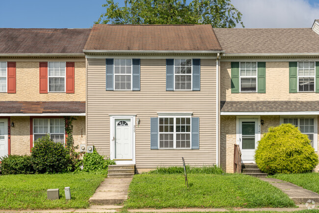 The Bicentennial Village townhomes are built in the style of their larger, colonial neighbors.