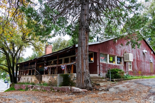 Buckhorn Saloon and Restaurant in North Fork has a cozy cabin vibe.