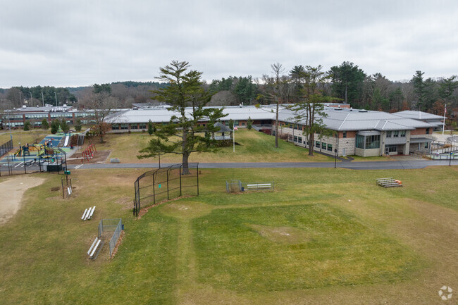 Clyde F. Brown School in Millis received a B+ rating from niche.