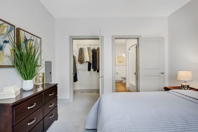 Spacious walk-in closet