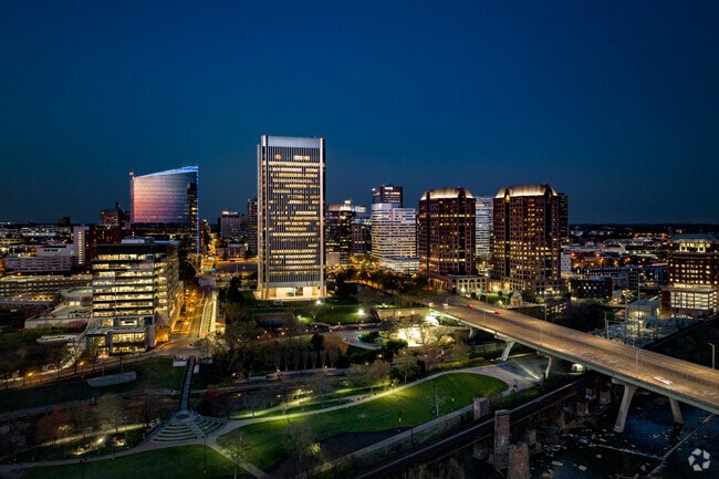 Carillon is known for great views of the city at night.