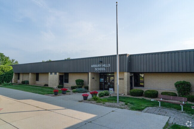 Arbury Hills Elementary School is only a quick walk away from many local homes.