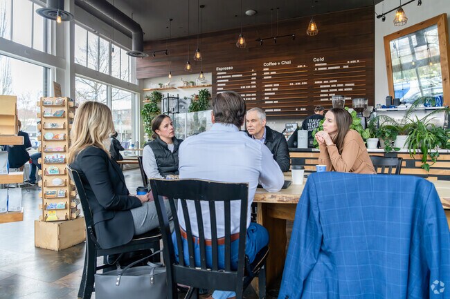 Grab a cup of coffee at Zoka Coffee Roasters and Tea Company near Lakeview Kirkland.