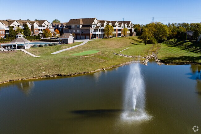 The Firebrook neighborhood has a private lake for fishing.