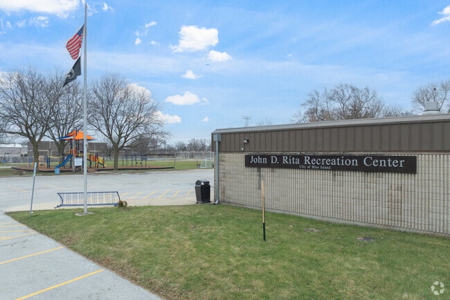 Feel like a kid again at the  John D Rita Recreation Center playground in Blue Island.
