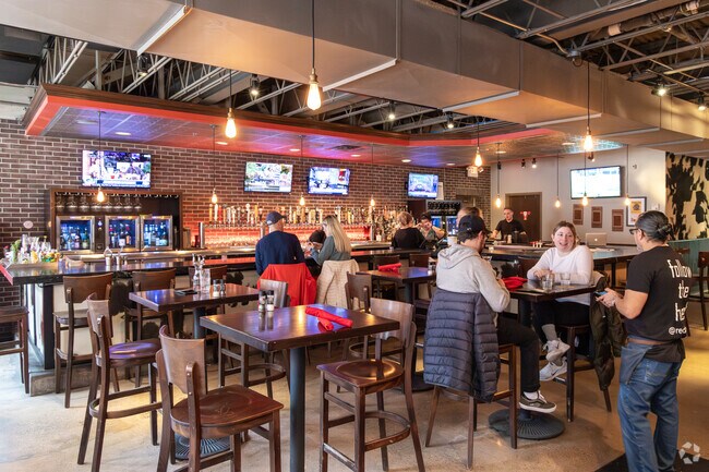 Red Cow St. Paul is located in the Summit-University neighborhood of St. Paul on Selby Ave.