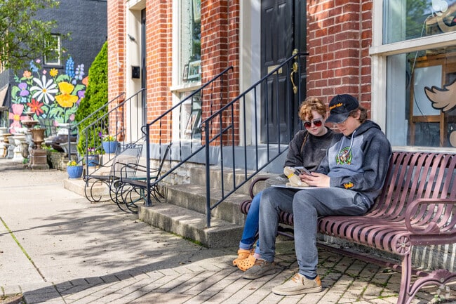 Residents of Milford are often busy on Main Street.