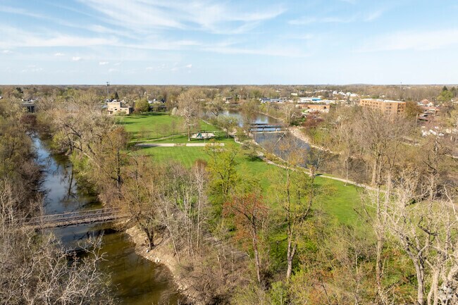 Downtown Flat Rock is home to Huroc Park.
