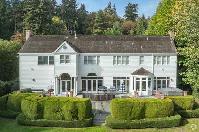 Appleton properties are usually surrounded by mature fir trees.