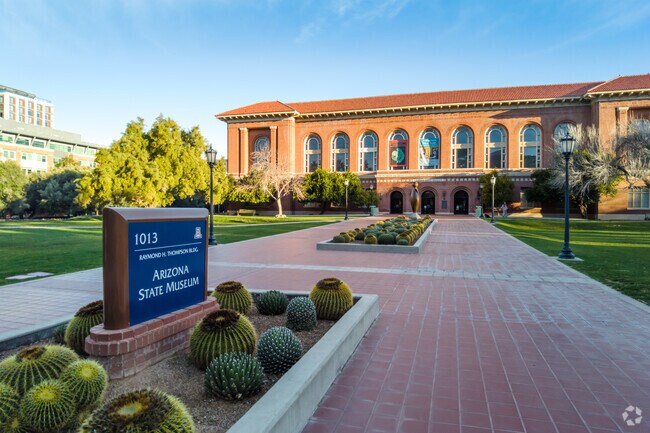 Arizona State Museum is close to the North University area.