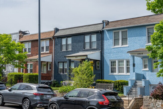 Some row homes like these on C St SE in Hill East support multiple units.