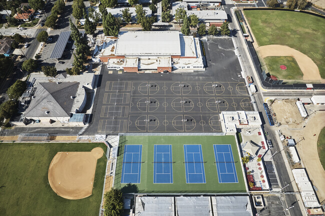 There are many athletic opportunities at 
Cleveland Charter High School in Reseda.