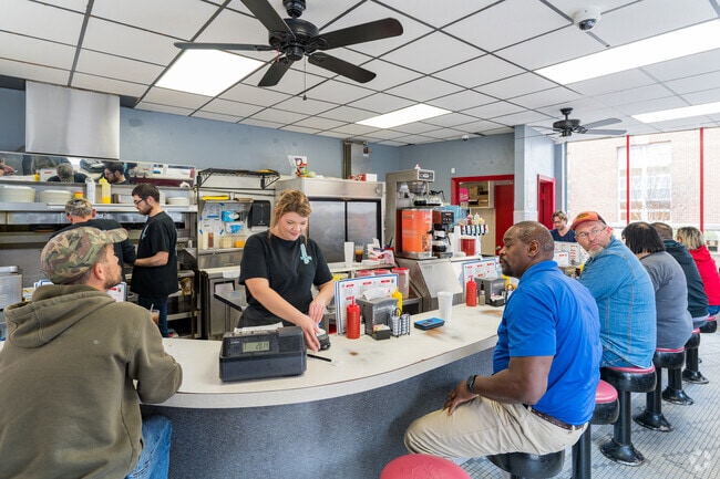 Locals love the burgers at Hamburger Inn in Ardmore’s Depot District.