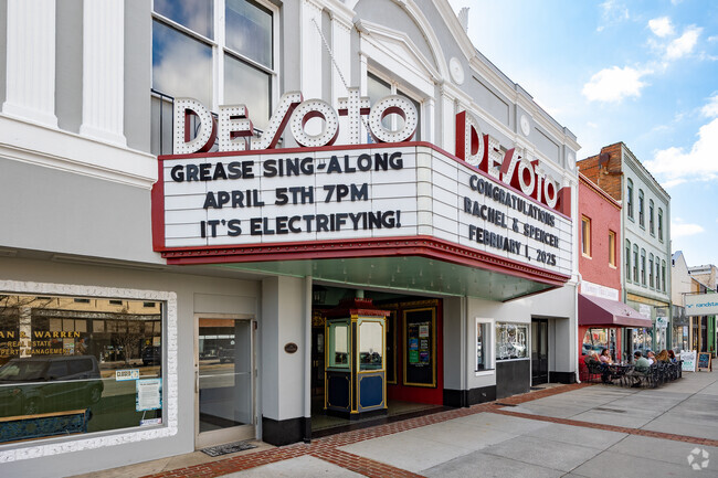 The DeSoto Theatre, located in the heart of downtown Rome, Georgia, is a beloved landmark. This charming theater made history in 1929 as the first in the southeast to showcase sound films, bringing a new wave of entertainment to the community.