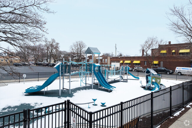 Kids love the playground at Hiawatha Elementary School.