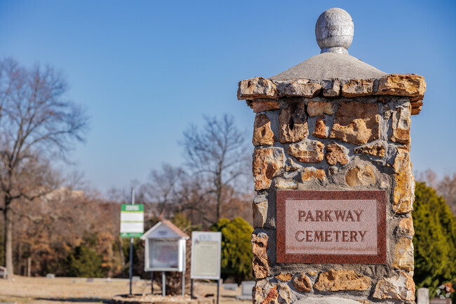 Parkway Cemetary is a historic part of the Freeman Grove neighborhood.