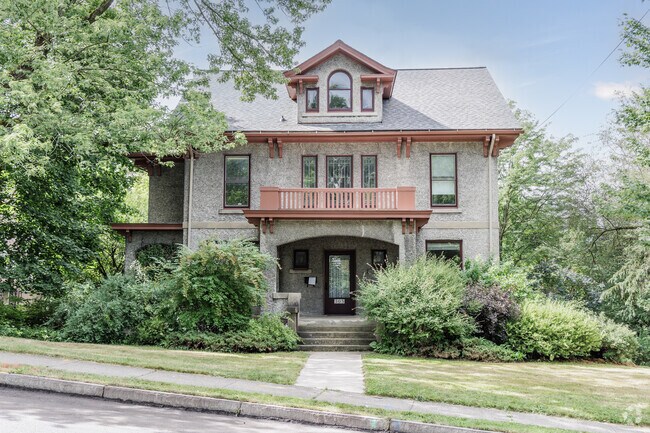This beautiful Craftsman styled home can be found in Bryant Park and Belle Sherman.