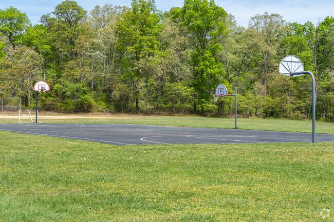 North Dover Elementary School
has an outdoor basketball court located on property for students.