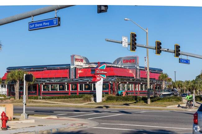 Indulge in southern comfort food with a coastal twist at Sunliner Diner in Gulf Shores.