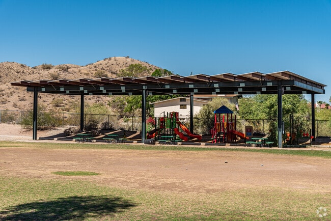 Arizona Cultural Academy includes a covered playground for student use.