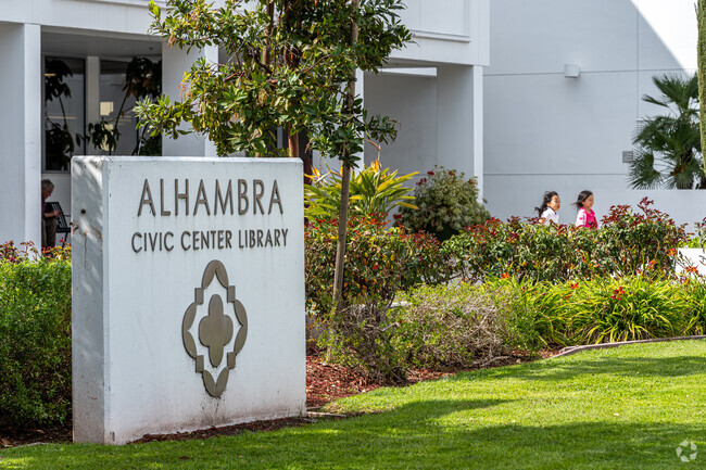 The Alhambra Civic Center Library near the Alhambra Tract offers books, resources, and events for all.