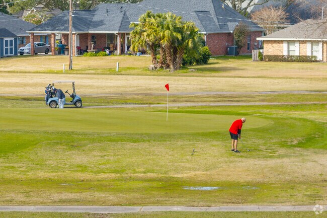 Kraemer residents can head to the Bayou Country Club for a quick round of golf.
