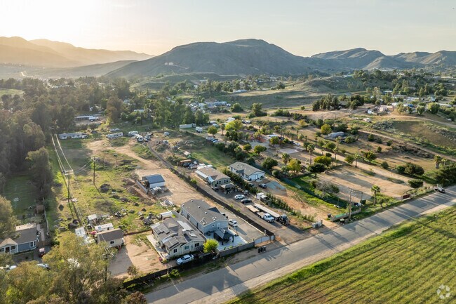 The north part of Warm Springs has homes more spread out on large plots of land.