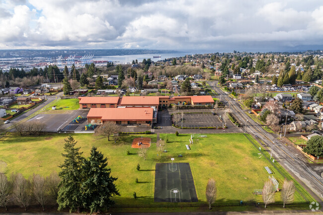 Northeast Tacoma Elementary aerial view.