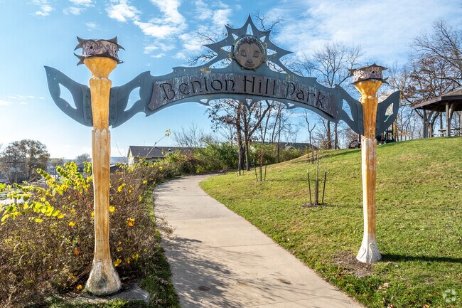 The beauty of Benton Hill Park is a hidden gem for Miller Orchard residents.