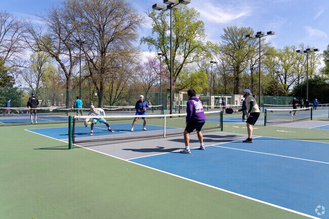 Bring your friends out to Tower Grove Park for some pickleball.