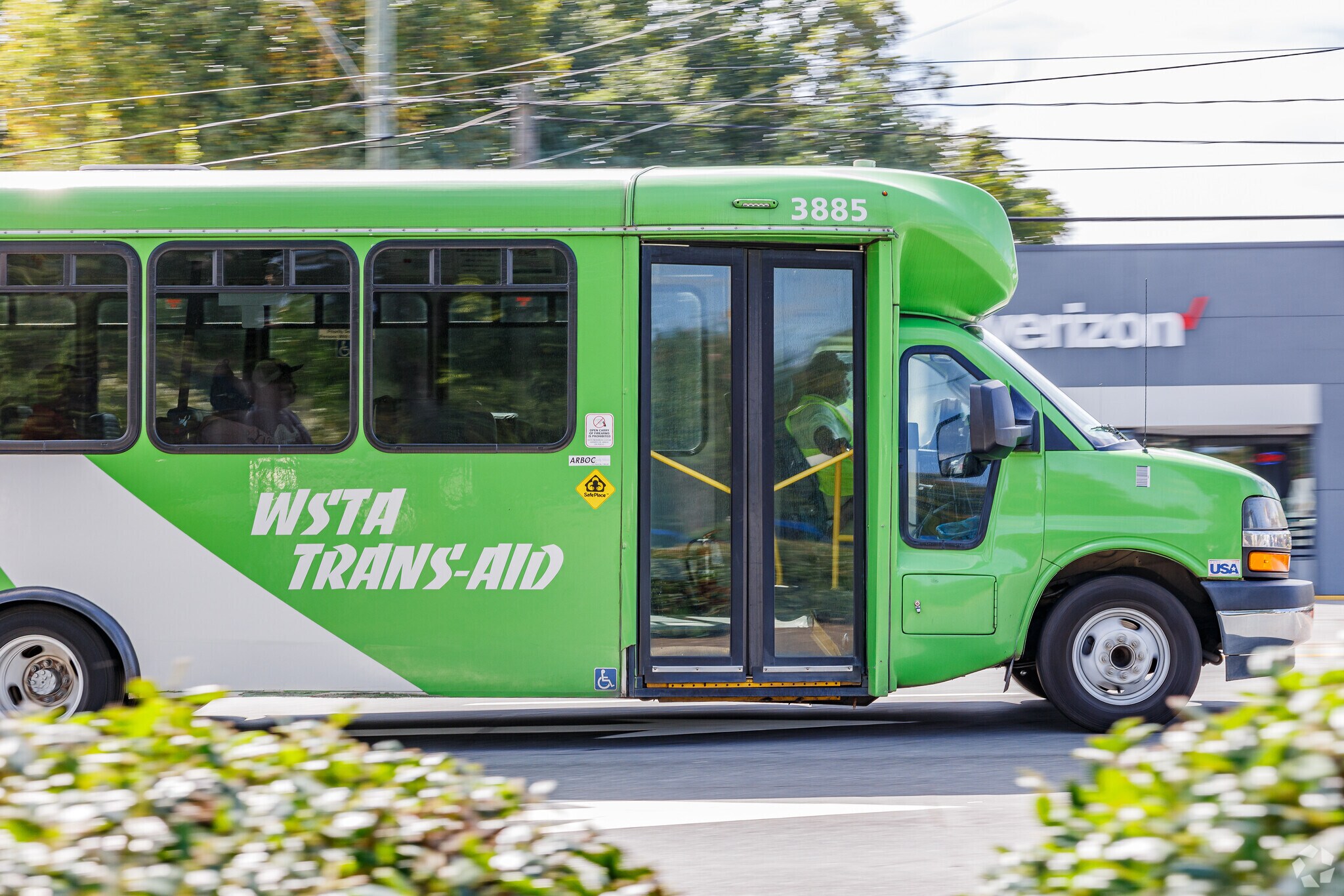 Winston Salem Transit Authority offers Handi-capable buses for Stonewall-Salemtowne.