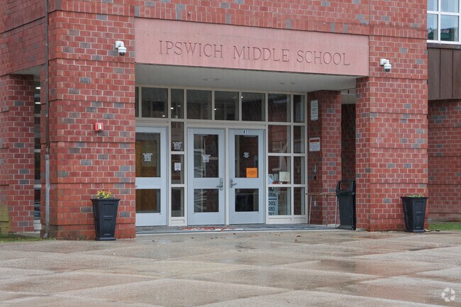 Ipswich Middle School is located on the same property as the High School.