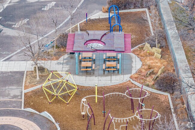 McKinley-Thatcher Elementary School play area.