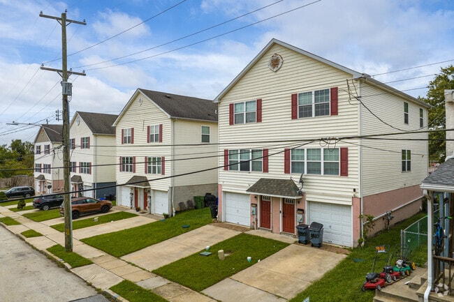 Newer duplex homes in Trainer typically include attached driveways and garages.